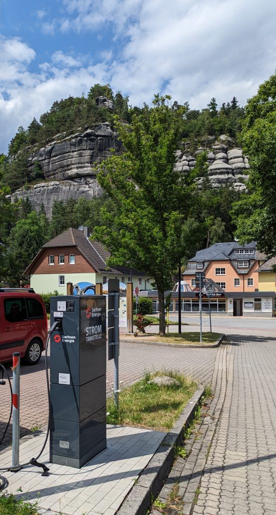 Parkplatz am Berg Oybin
